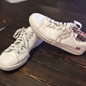 Adidas Stan Smith Colorful Trefoil Streetware White Leather Shoes Sneakers